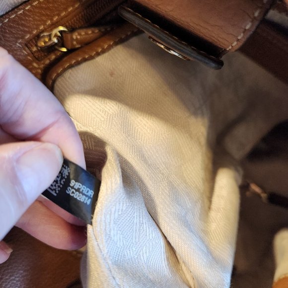 Euc Michael Kors Classic Leather Tote Bag Purse - Picture 13 of 13